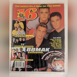 Vintage Y2K November 2000 Edition 16 Magazine BBMak Exclusive Halloween RARE